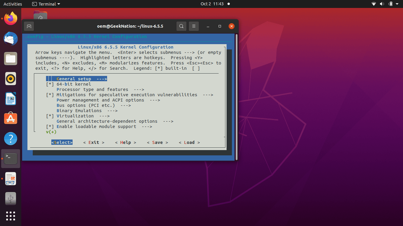 Linux Kernel source- How to compile